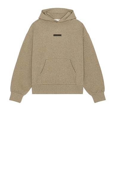Fear of God ESSENTIALS Classic Fit Fleece Hoodie in Homestead Heather