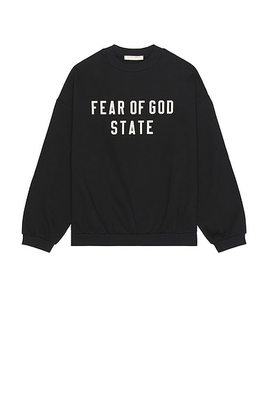 90's Fit Fleece Crew Neck Sweatshirt