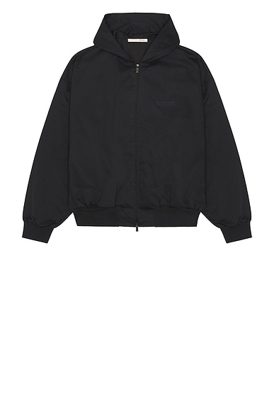 Poly Cotton Twill Hoodie