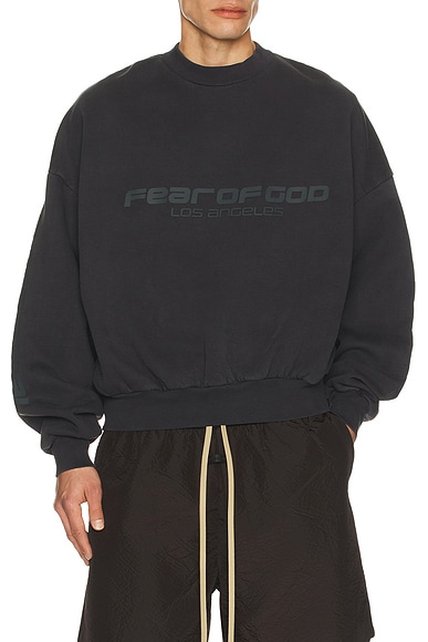 Cropped Relaxed Sweatshirt