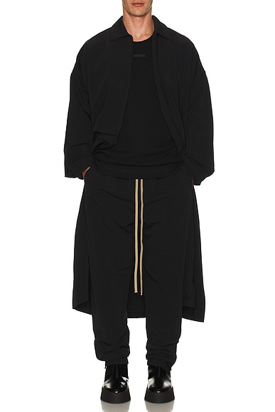Military Nylon Trench Jacket