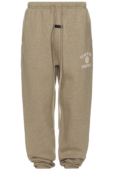 Fear of God ESSENTIALS Fleece Essential Sweatpant in Heather Gray