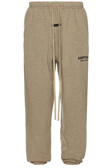 Fear of God ESSENTIALS Fleece Essential Sweatpant in Heather Gray