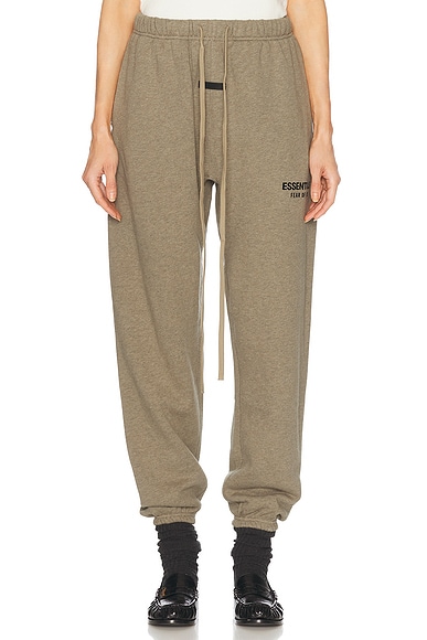 Fear of God ESSENTIALS Fleece Essential Sweatpant in Heather Gray