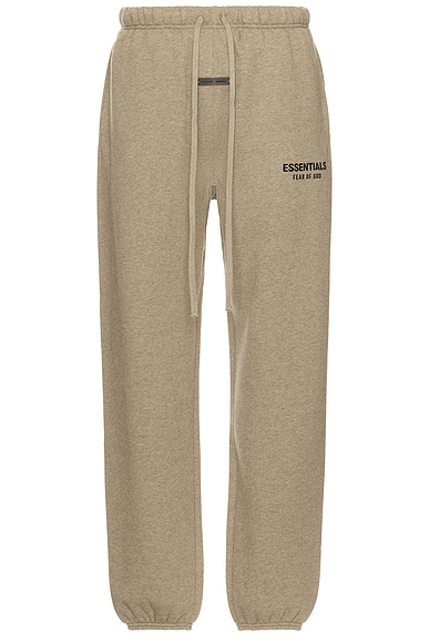 Fear of God ESSENTIALS Classic Fit Fleece Sweatpant in Homestead Heather