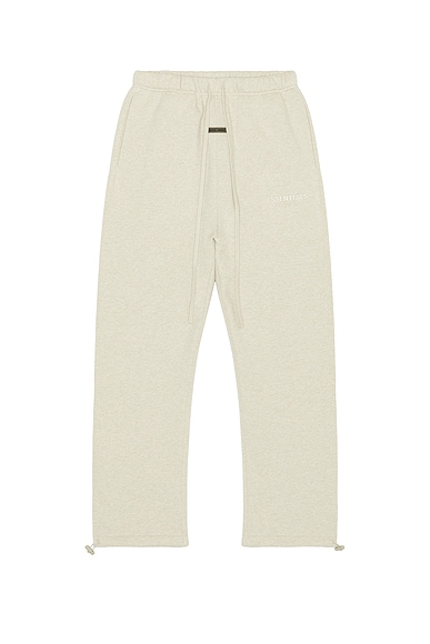 Fear of God ESSENTIALS Relaxed Fleece Sweatpant in Heather Stone
