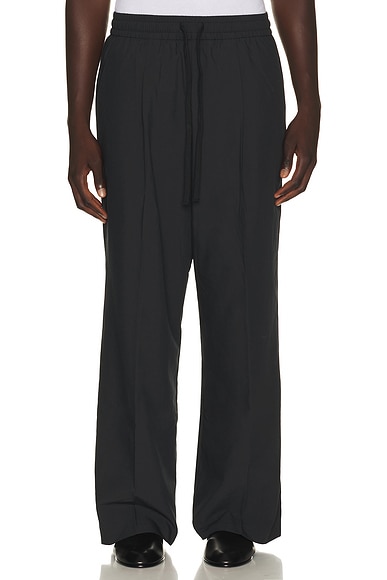Pleat Front Drawstring Pant