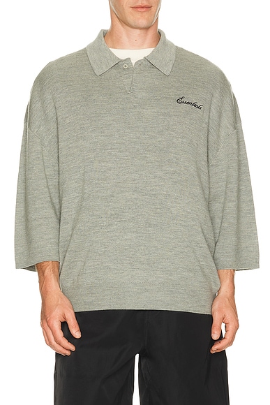 Signature 3/4 Sleeve 90's Knit Polo