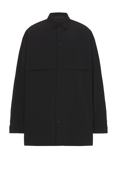 Fear of God ESSENTIALS Military Nylon Overshirt in Black