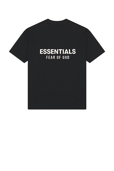 Fear of God ESSENTIALS Classic Fit T-Shirt in Jet Black