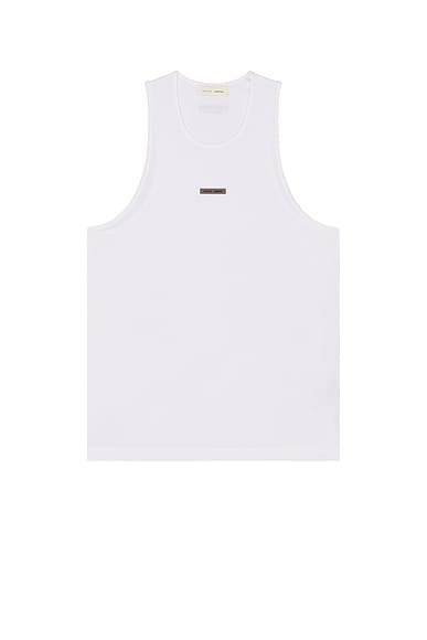 Fear of God ESSENTIALS Vintage Fit Tank in Bright White