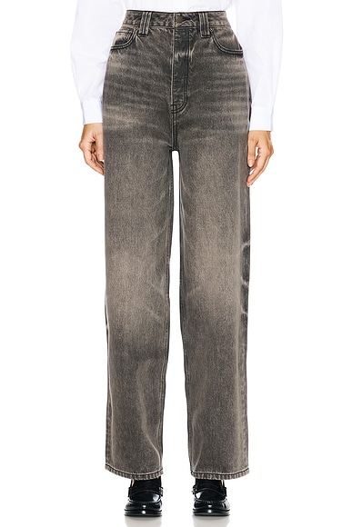 Fear of God ESSENTIALS Straight Leg Jeans in Vintage Black