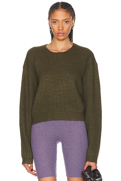 Ulla Johnson Alana Pullover Sweater in Tapenade | FWRD