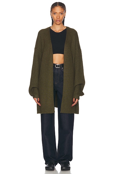 Isabel Marant Etoile Scott Cardigan in Anthracite FWRD