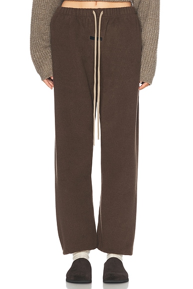 Fear of God ESSENTIALS Brushed Jogger in Brown