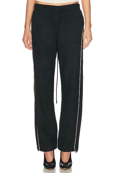 Signature Relaxed Suede Fleece Pant