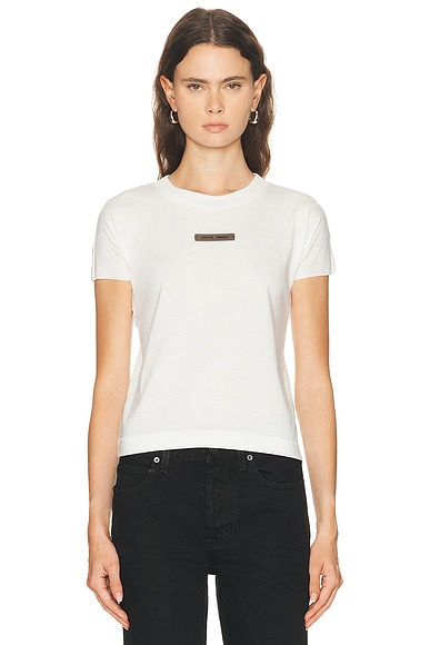 Fear of God ESSENTIALS Cap Sleeve Tee in Cloud White
