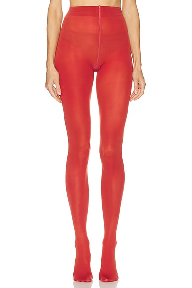 FALKE Pure Matt 50 Semi Opaque Tights in Brick