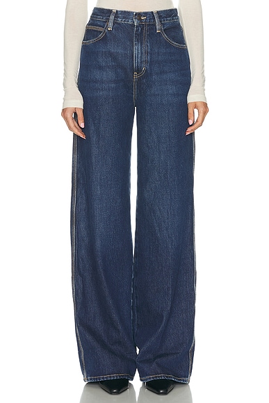The Cuffed Wide Jeans