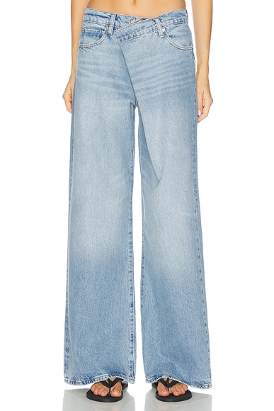 FRAME The Crossover Loose Jeans in Dodger