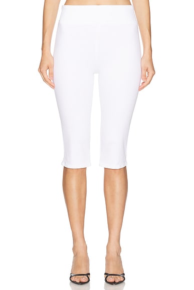 FRAME Jetset Capri Pants in White