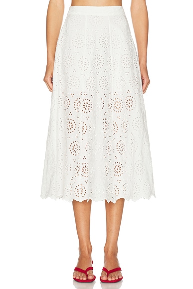 The Deco Eyelet Skirt