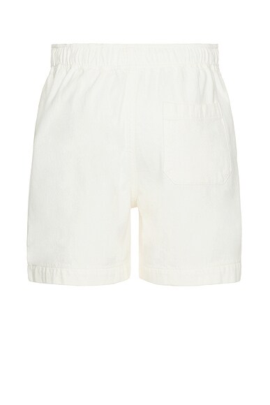 Shop Frame Textured Terry Short In Off White