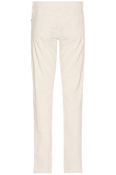 Frame L'homme Slim-cut Trousers In Milk & Beige