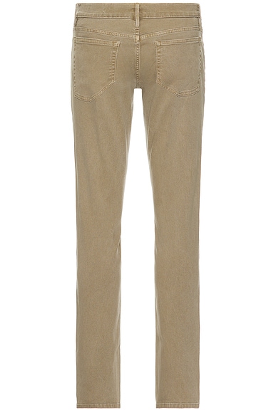 Frame Mid-rise Slim-fit Jeans In Nude