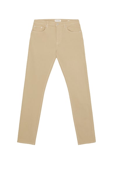FRAME Modern Straight Jeans in Beige