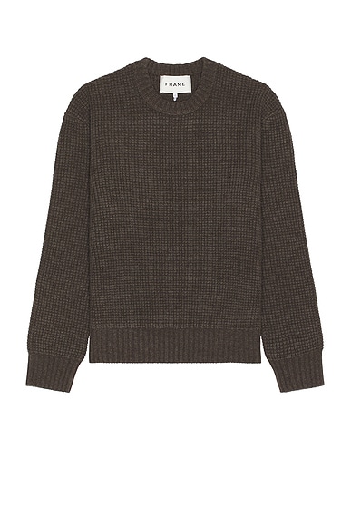 FRAME Wool Turtleneck Sweater in Mole