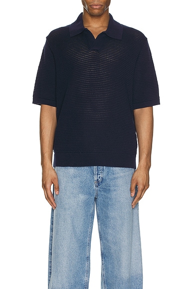 Short Sleeve Sweater Polo