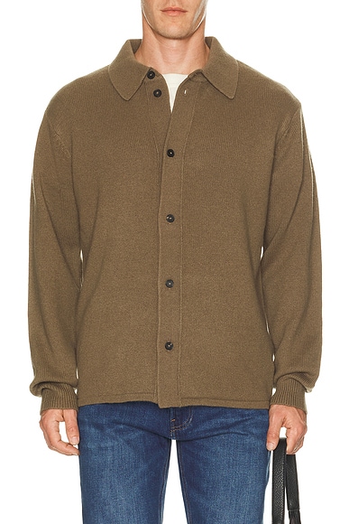Boiled Wool Shirt Sweater