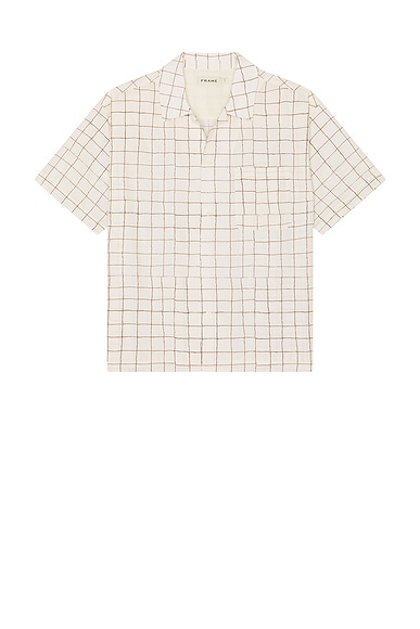 Vintage Print Shirt in Cream Multi