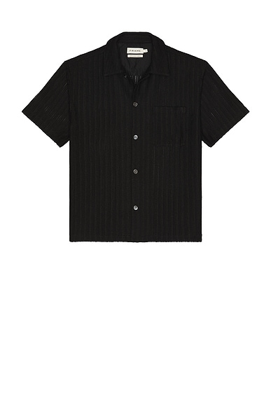 [ANDERSSON BELL] Black leopard shirt /追跡付 PE22---andersson_bell---