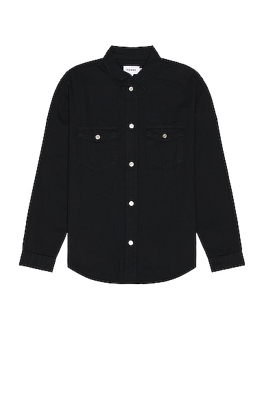 FRAME Denim Shirt in Black