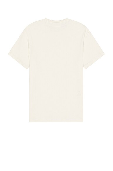 Shop Frame Duo Fold Tee In White Sand