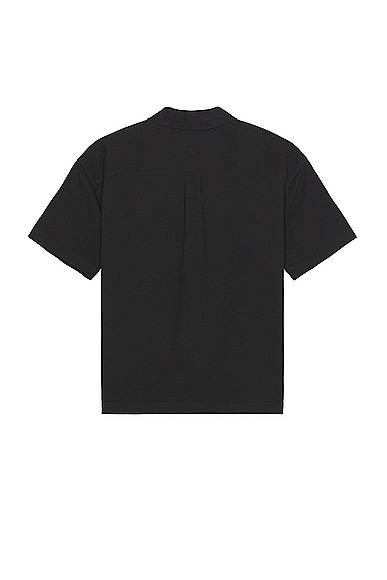 Shop Frame Waffle Textured Shirt In Black