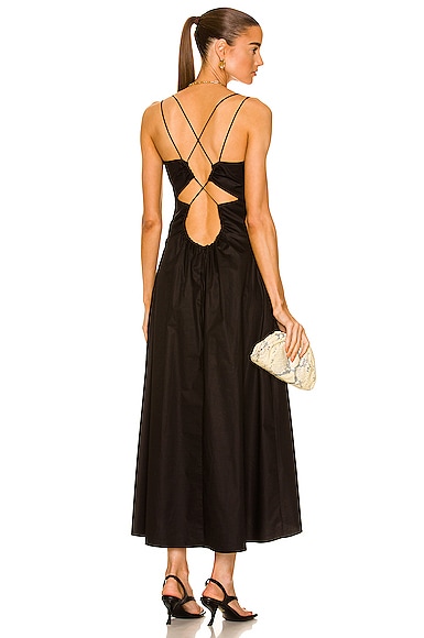 Tie Back Midi Dress