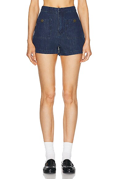 Frame Patch Pocket Shorts In Cleopatra