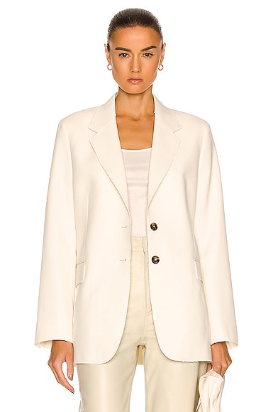 Oversized Cut Edge Blazer