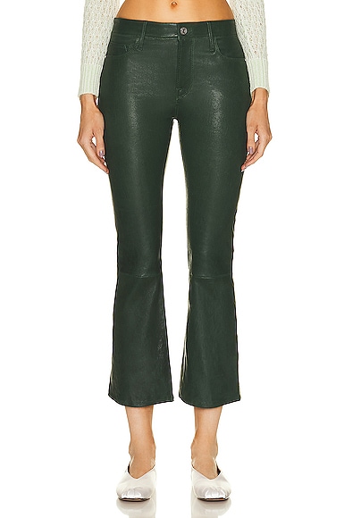 Le Crop Mini Boot Leather