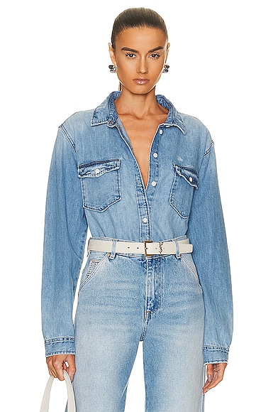 Double Pocket Button Down Shirt