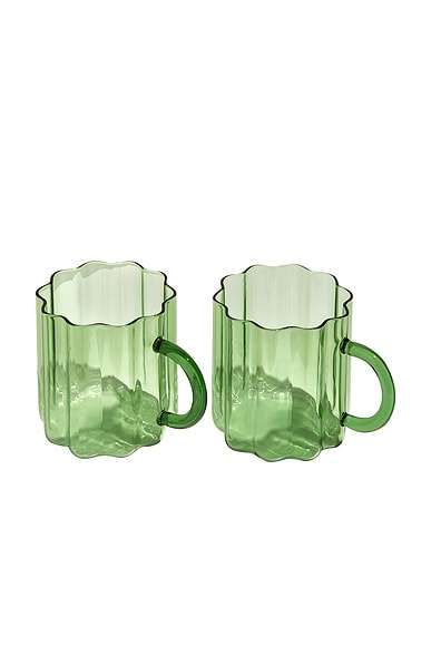Wave Mugs Set of 2