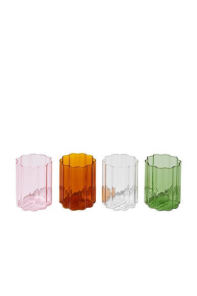 Wave Glass Set Of 4