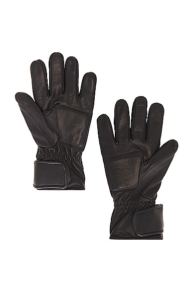 Shop Fear Of God Driver Gloves In Black