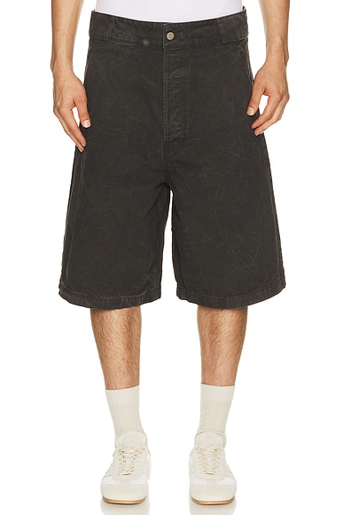 Fear of God Utility Shorts in Washed Black