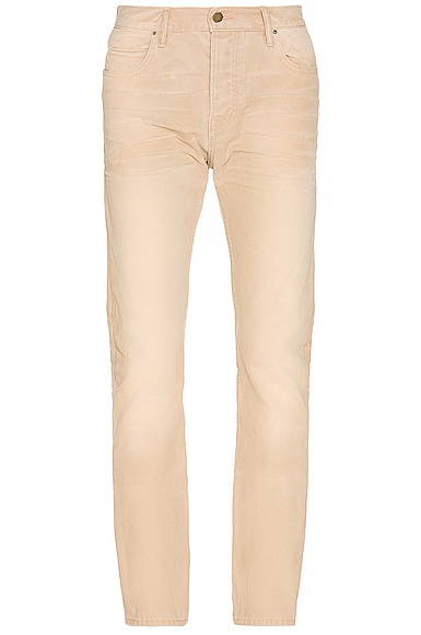 Fear Of God Canvas Five-pocket Jeans In 