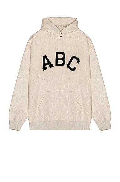 FEAR OF GOD / ABC HOODIE/パーカー/M/コットン/GRY Fear of God ABC Hoodie in Cream Heather | FWRD