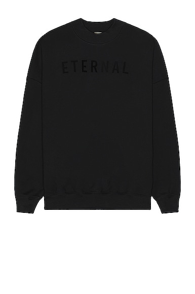 Fear Of God ‘eternal' Crewneck Sweater In Black